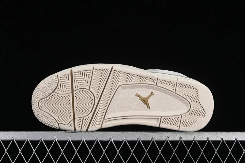 All categories Air Jordan Jordan series basketball shoes Air Jordan 4 Air Jordan 4 Retro "Metallic Gold" AJ4 Joe 4 meters white gold AQ9129-170